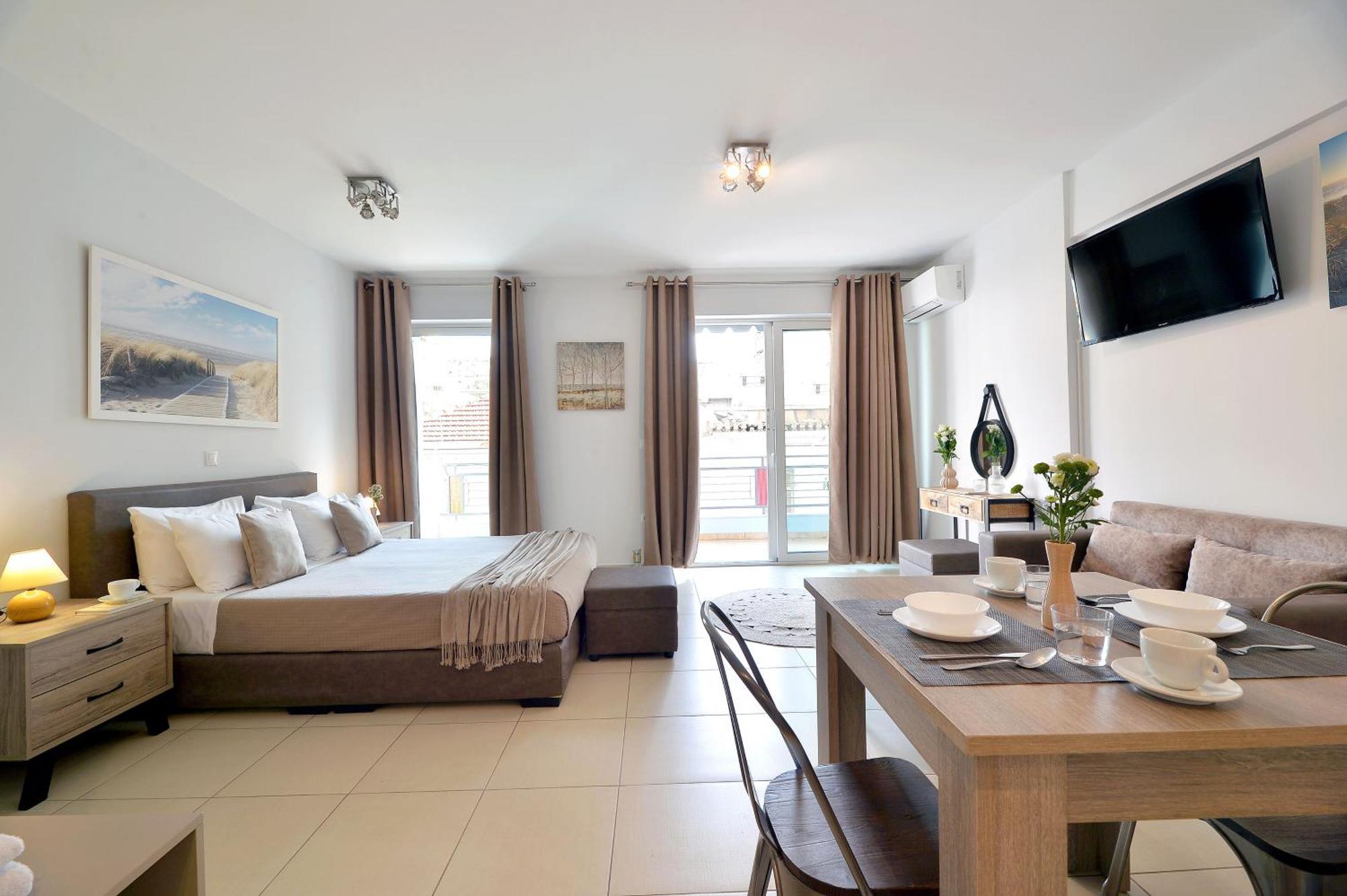 أثينا Alekos Apartments 1 Νetflix الغرفة الصورة